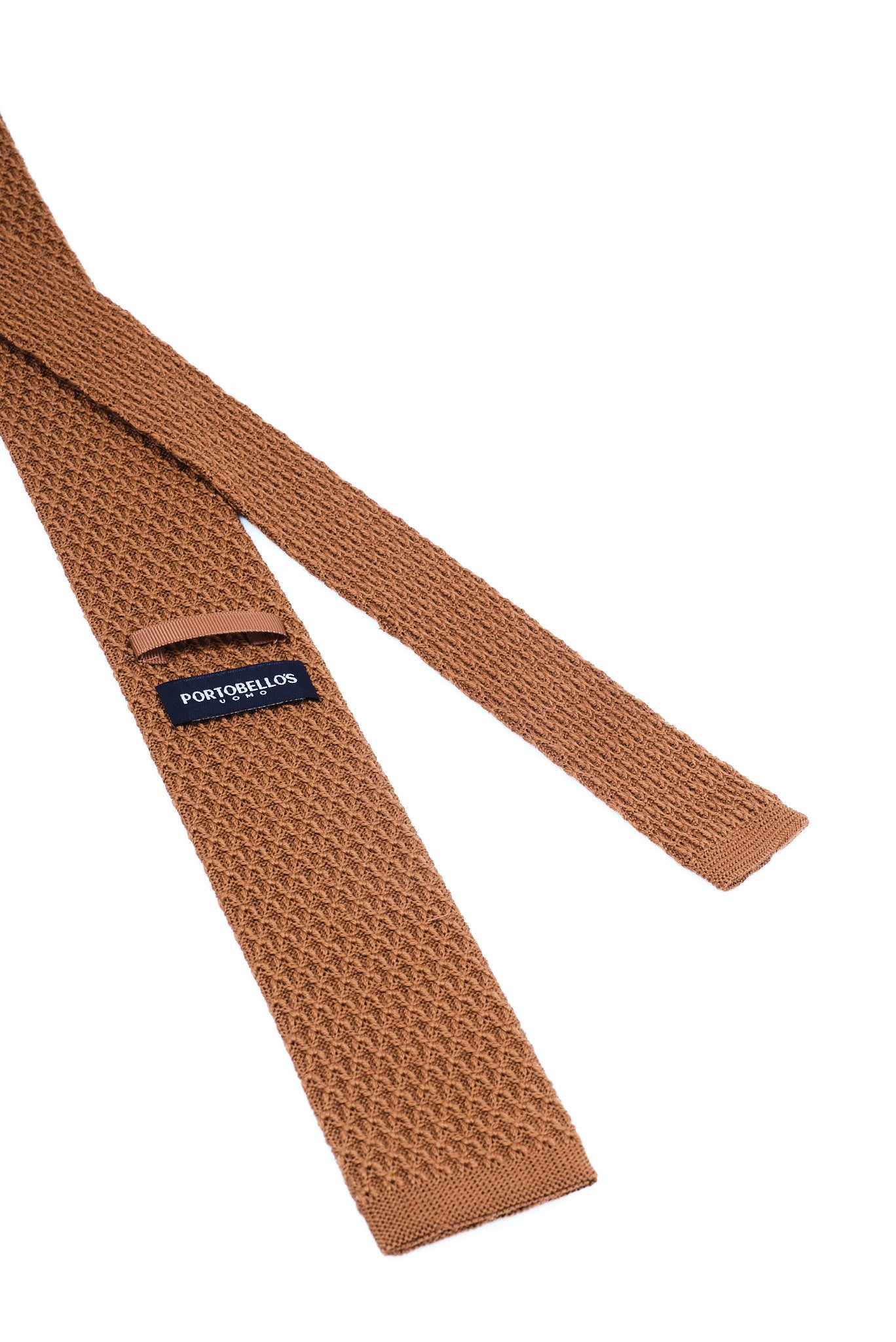 ΑΝΔΡΙΚΗ ΠΛΕΚΤΗ ΜΟΝΟΧΡΩΜΗ ΜΠΕΖ ΣΚΟΥΡΟ ΓΡΑΒΑΤΑ PORTOBELLO'S