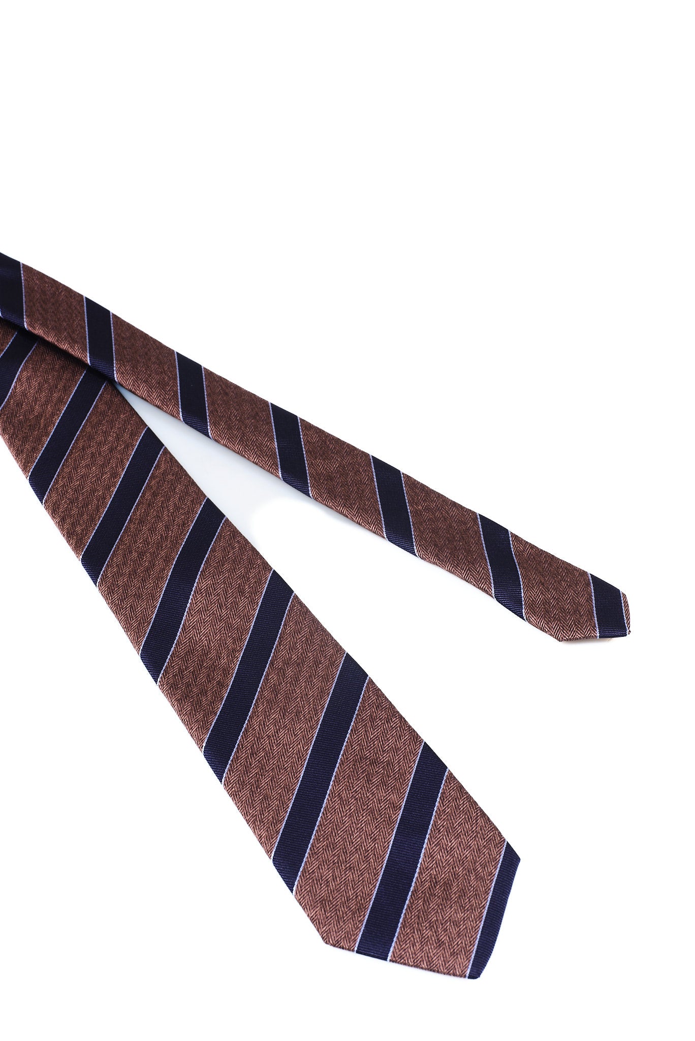 ΑΝΔΡΙΚΗ ΜΕΤΑΞΩΤΗ ΓΡΑΒΑΤΑ PORTOBELLO'S ΣΕ ΚΑΦΕ ΜΠΛΕ ΑΠΟΧΡΩΣΗ