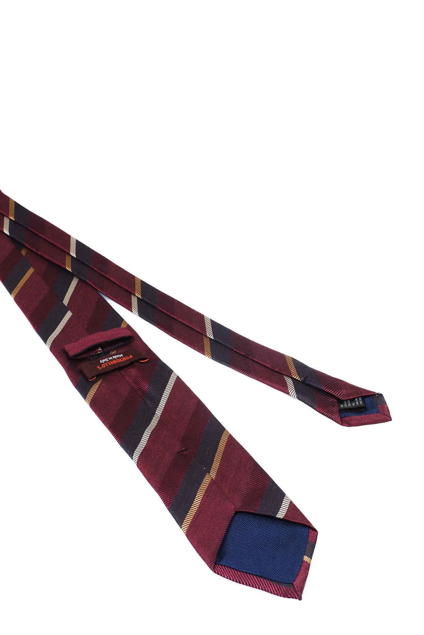 ΑΝΔΡΙΚΗ ΓΡΑΒΑΤΑ CLUB ANDREA MOLINELLI ΣΕ ΜΠΟΡΝΤΟ ΧΡΩΜΑ ΚΑΙ ΚΑΦΕ ΤΑΜΠΑ ΛΕΠΤΟΜΕΡΕΙΕΣ