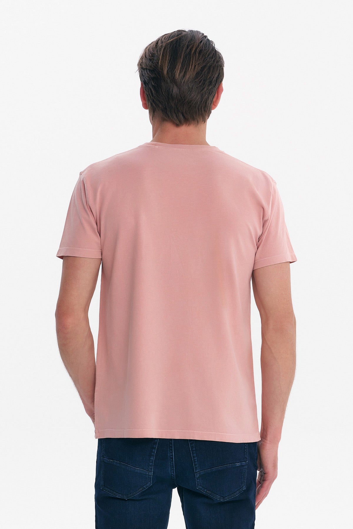 ΑΝΔΡΙΚΟ ΣΟΜΟΝ ΚΟΝΤΟΜΑΝΙΚΟ T-SHIRT PORTOBELLO'S ΜΕ ΤΣΕΠΗ ΣΤΟ ΣΤΗΘΟΣ