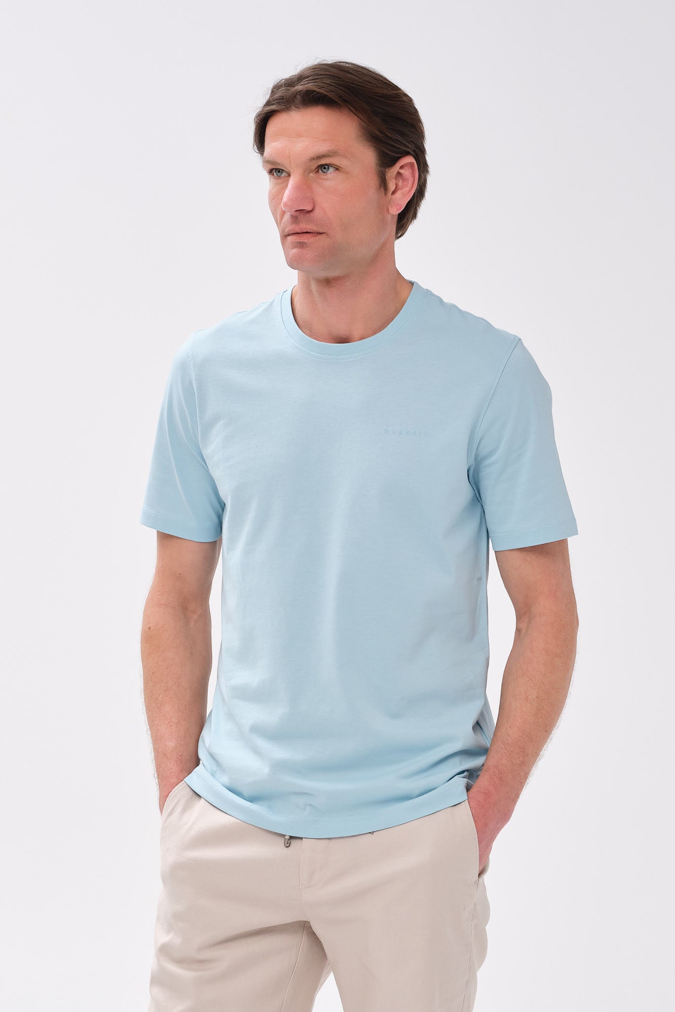 ΑΝΔΡΙΚΟ ΟΙΝΟΠΝΕΥΜΑΤΙ ΚΟΝΤΟΜΑΝΙΚΟ T-SHIRT BUGGATI REGULAR FIT