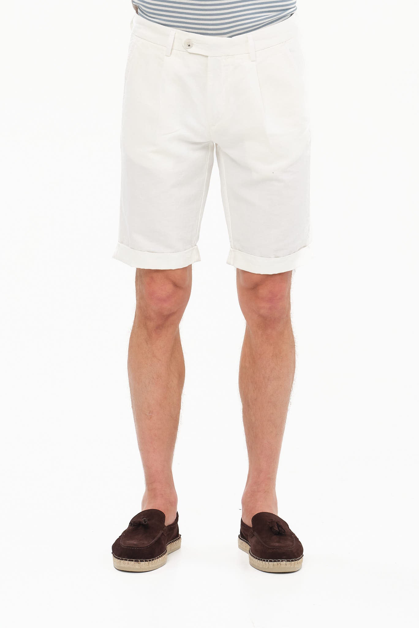 ΑΝΔΡΙΚΗ ΛΕΥΚΗ CHINOS ΒΕΡΜΟΥΔΑ PORTOBELLO'S ΜΕ ΠΙΕΤΕΣ REGULAR FIT