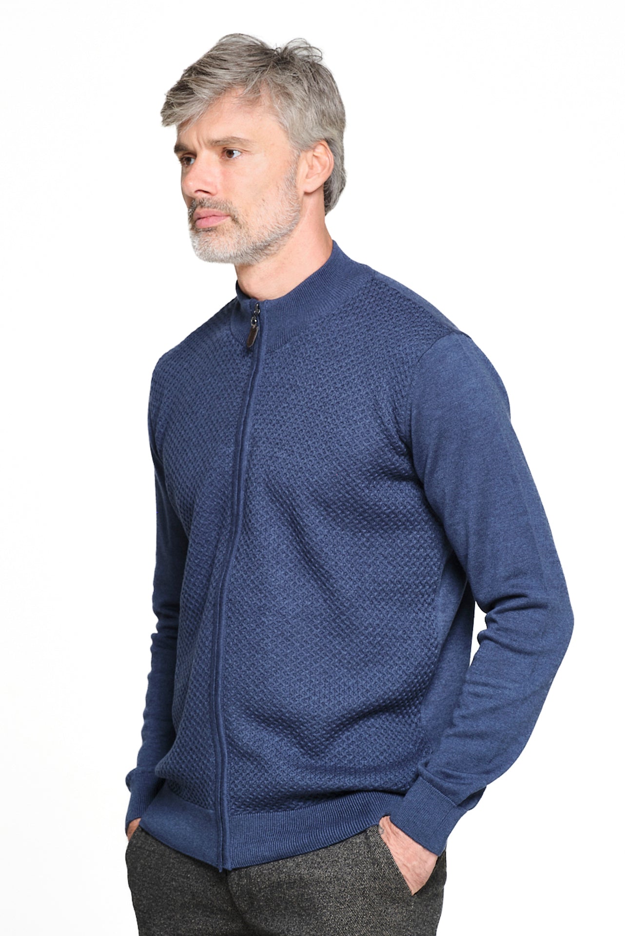 ΑΝΔΡΙΚΗ ΡΑΦ ΖΑΚΕΤΑ ΜΕ ΜΙΚΡΟΣΧΕΔΙΟ REGULAR FIT LES GENT'S