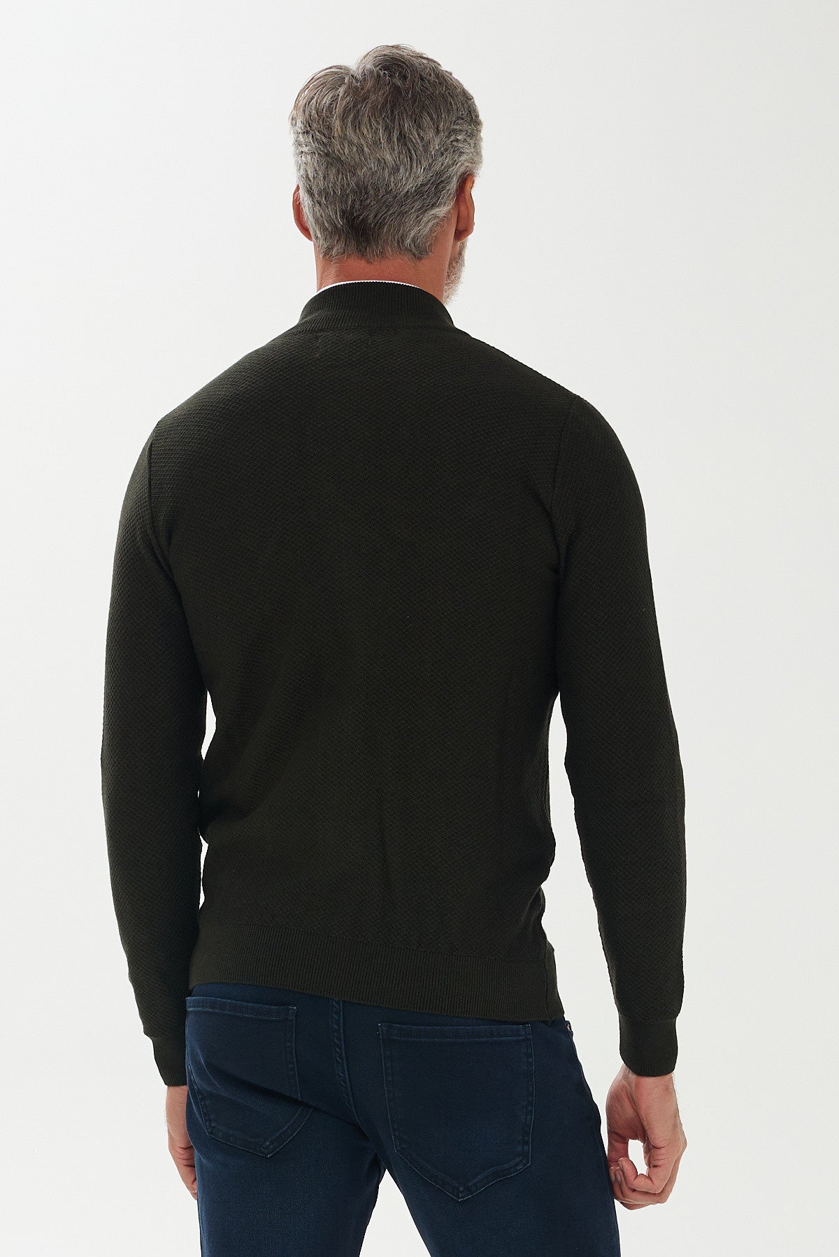 ΑΝΔΡΙΚΗ ΖΑΚΕΤΑ CARDIGAN PORTOBELLO'S ΣΕ ΛΑΔΙ ΧΡΩΜΑ REGULAR FIT