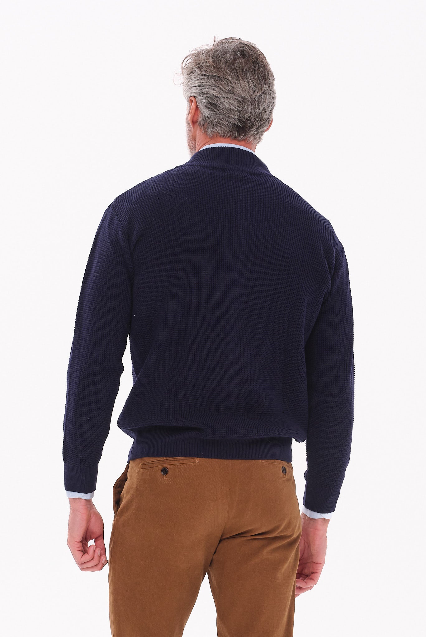 ΑΝΔΡΙΚΗ ΖΑΚΕΤΑ ΜΠΛΕ ΣΚΟΥΡΟ CARDIGAN PORTOBELLO'S REGULAR FIT
