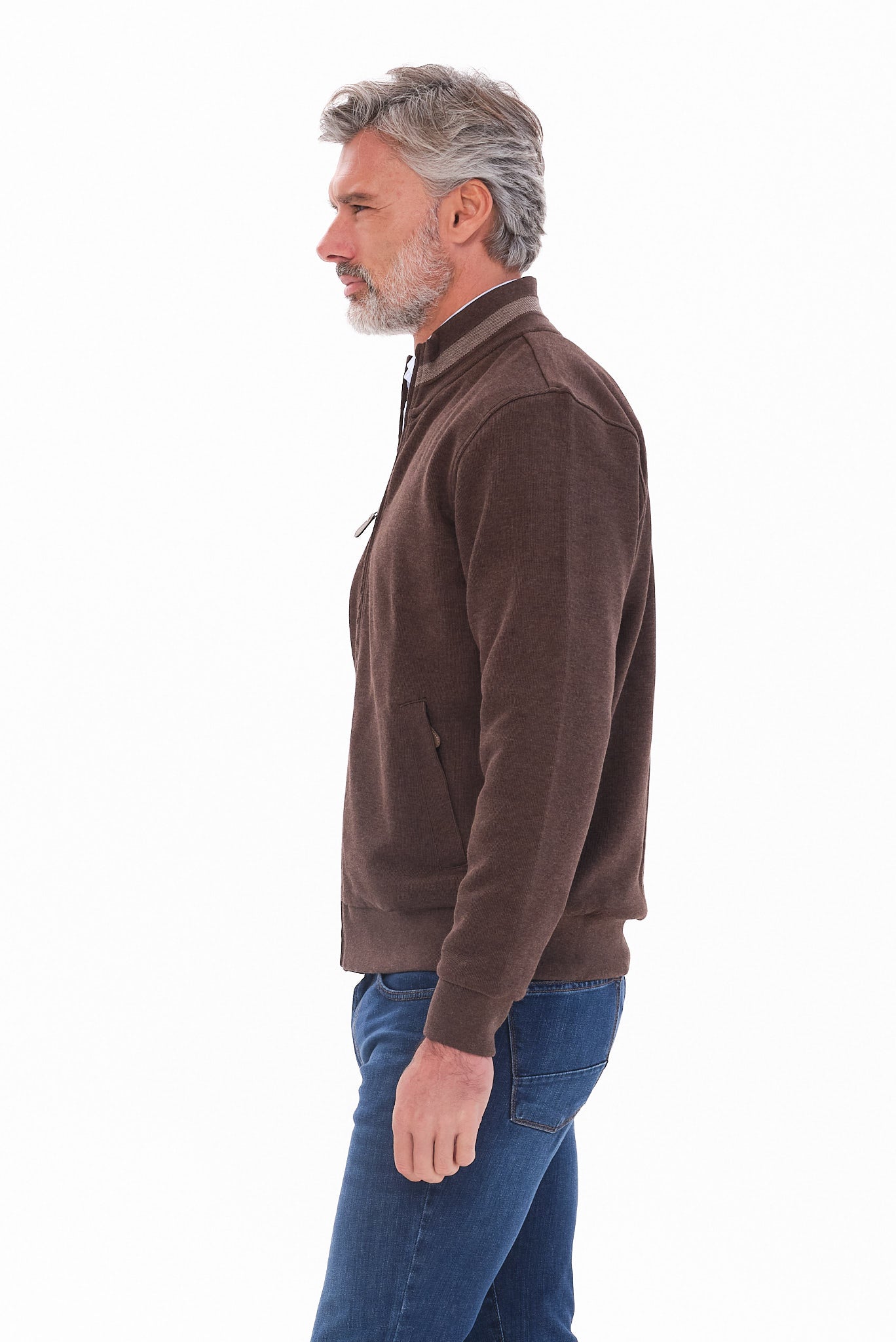 ΑΝΔΡΙΚΗ ΚΑΦΕ ΖΑΚΕΤΑ CARDIGAN PORTOBELLO'S REGULAR FIT