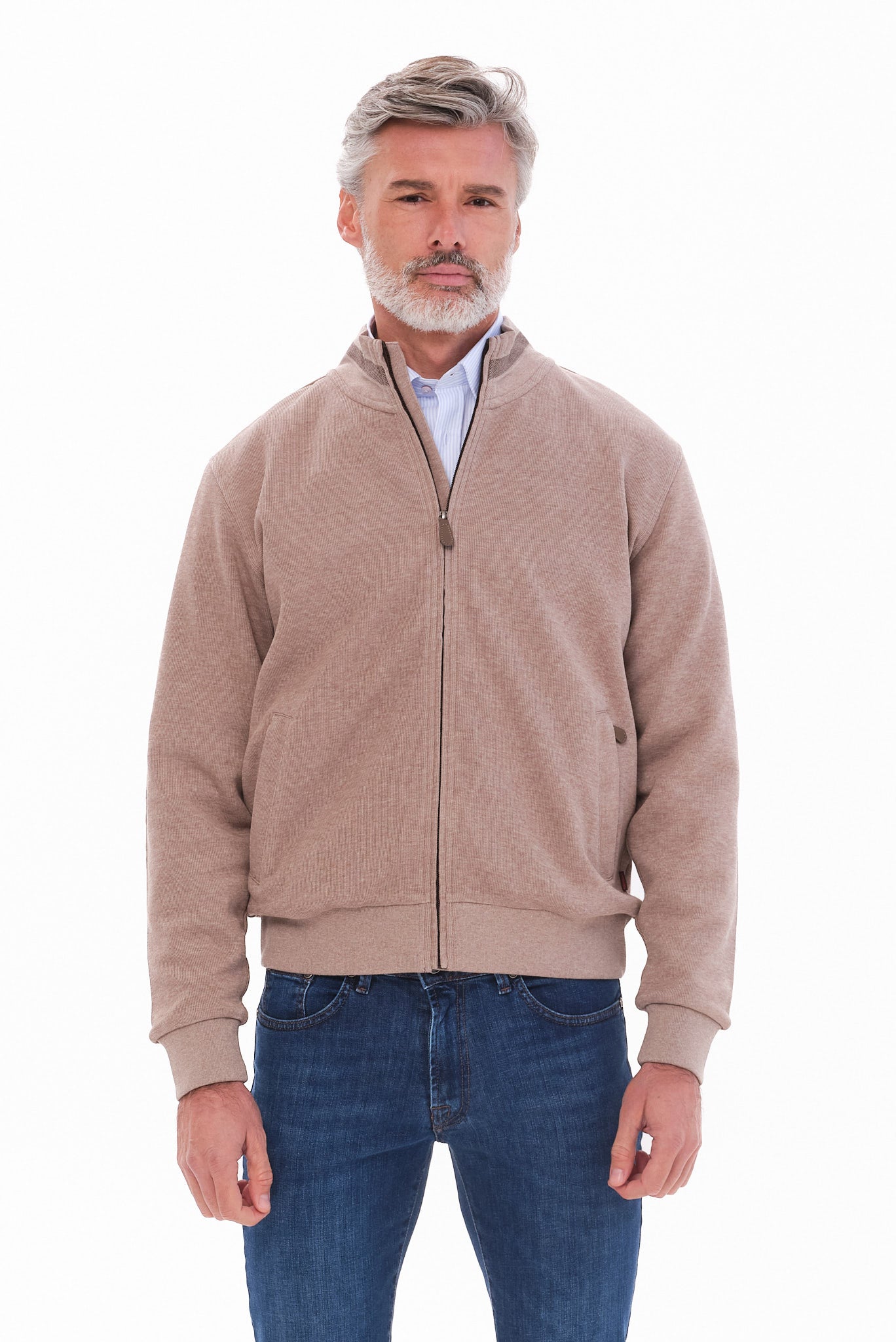 ΑΝΔΡΙΚΗ ΜΠΕΖ ΣΚΟΥΡΟ ΖΑΚΕΤΑ CARDIGAN PORTOBELLO'S REGULAR FIT