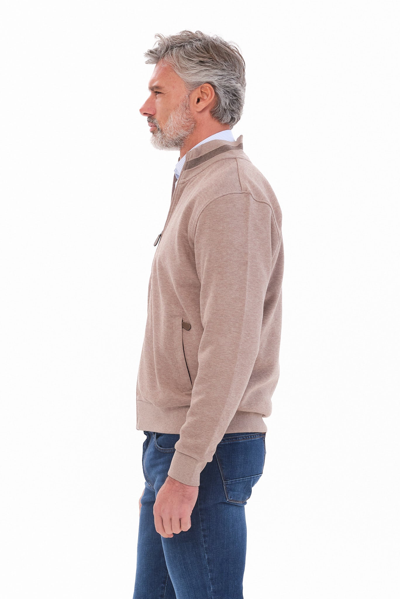 ΑΝΔΡΙΚΗ ΜΠΕΖ ΣΚΟΥΡΟ ΖΑΚΕΤΑ CARDIGAN PORTOBELLO'S REGULAR FIT