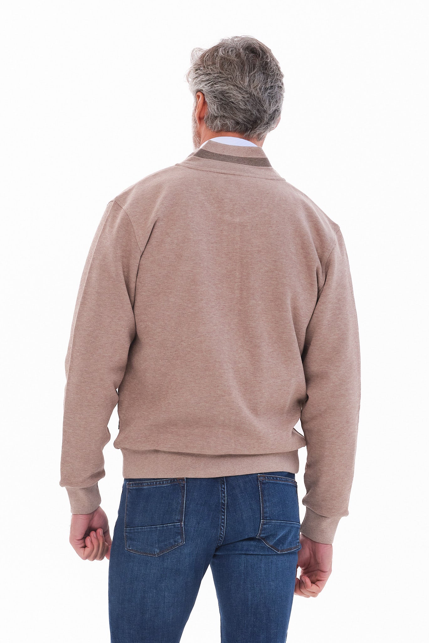 ΑΝΔΡΙΚΗ ΜΠΕΖ ΣΚΟΥΡΟ ΖΑΚΕΤΑ CARDIGAN PORTOBELLO'S REGULAR FIT