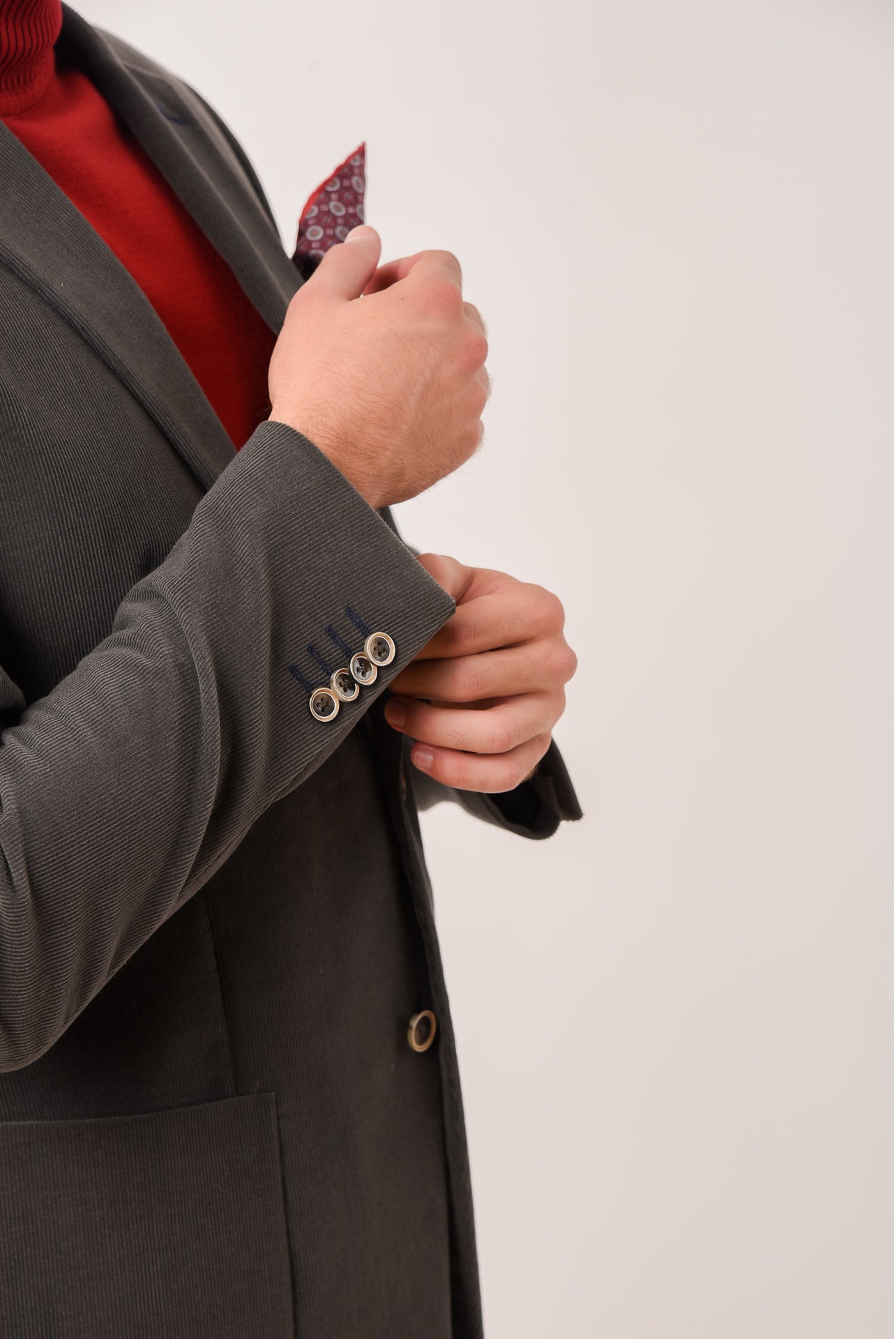 ΑΝΔΡΙΚΟ ΣΑΚΑΚΙ ΔΙΚΟΥΜΠΟ ΚΟΤΛΕ PORTOBELLO'S ΣΕ ΓΚΡΙ-ΛΑΔΙ ΧΡΩΜΑ