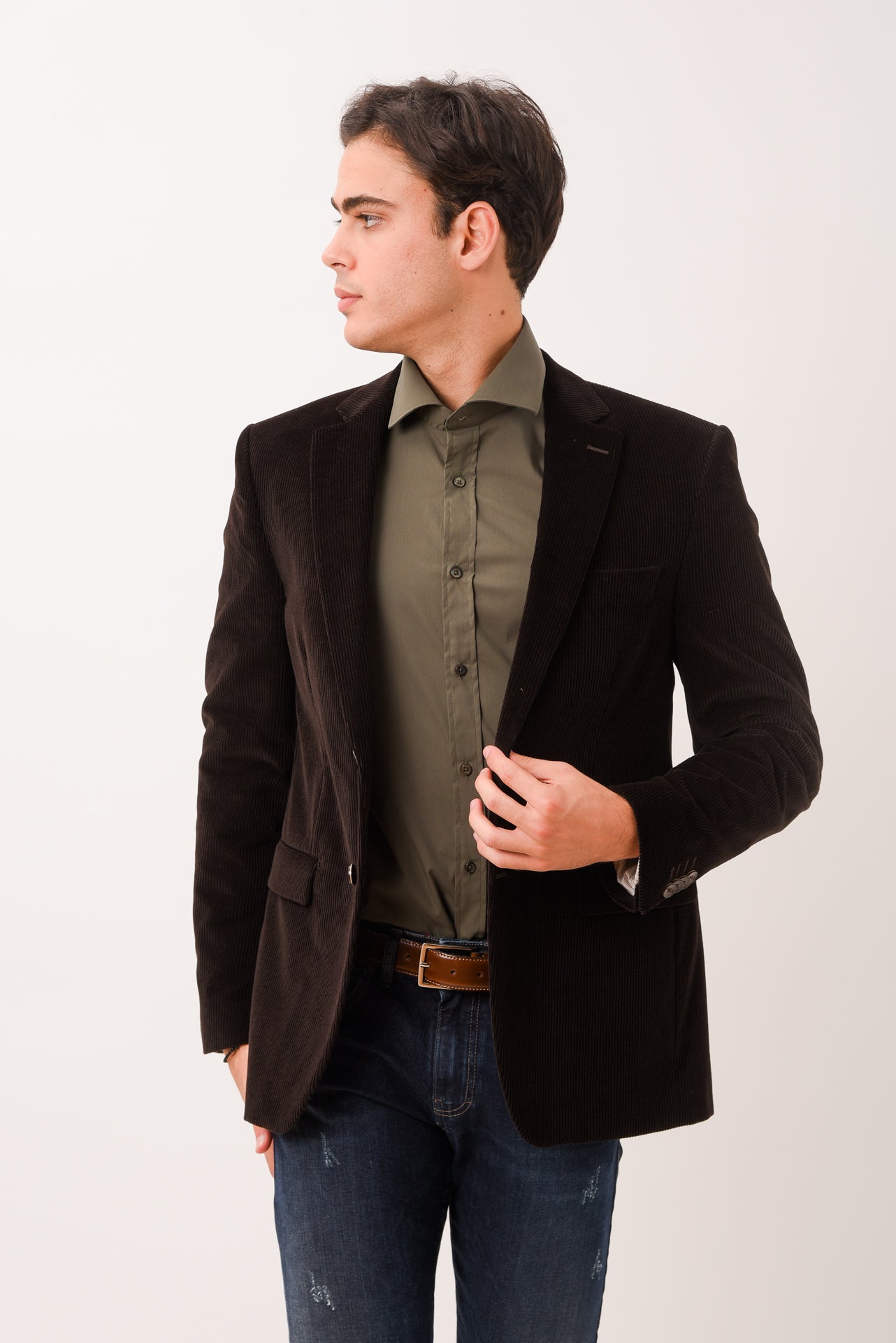 ΑΝΔΡΙΚΟ ΣΑΚΑΚΙ ΔΙΚΟΥΜΠΟ ΚΟΤΛΕ PORTOBELLO'S ΣΕ ΚΑΦΕ ΧΡΩΜΑ