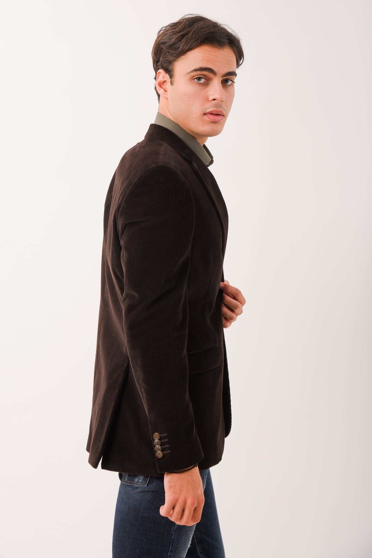 ΑΝΔΡΙΚΟ ΣΑΚΑΚΙ ΔΙΚΟΥΜΠΟ ΚΟΤΛΕ PORTOBELLO'S ΣΕ ΚΑΦΕ ΧΡΩΜΑ