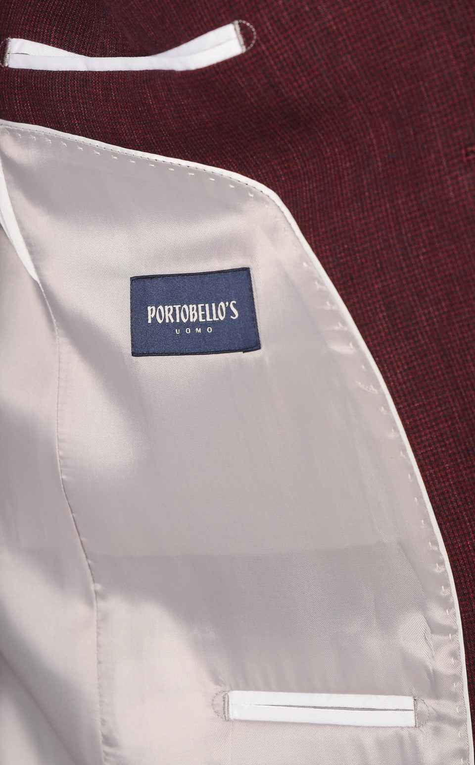 ΑΝΔΡΙΚΟ ΚΟΣΤΟΥΜΙ PORTOBELLO'S ΜΠΟΡΝΤΟ ΜΕ ΛΙΝΟ ΥΦΑΣΜΑ ΑΠΟ ΤΗΝ ANGELICO