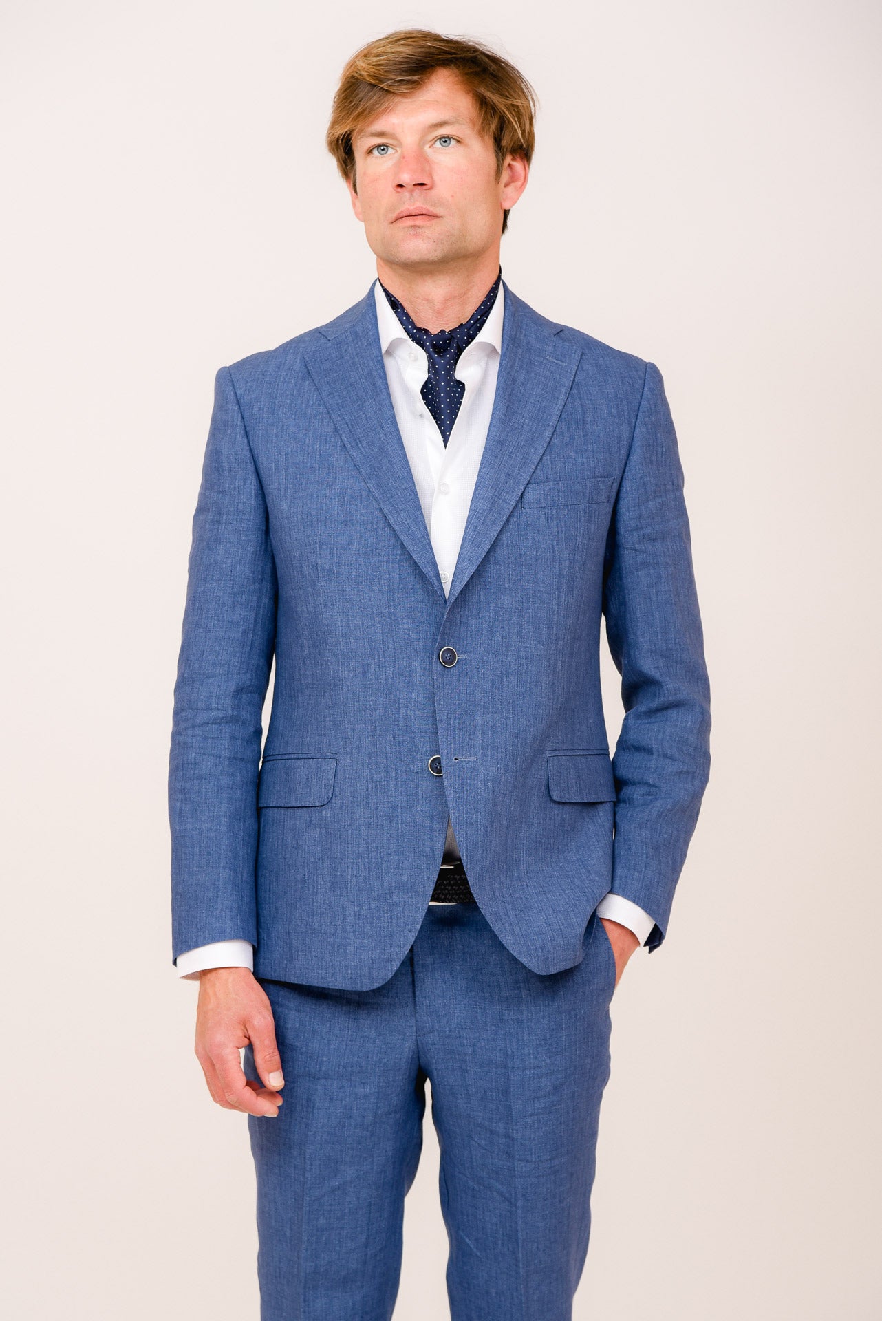 ΑΝΔΡΙΚΟ ΚΟΣΤΟΥΜΙ PORTOBELLO'S ΜΟΝΟΠΕΤΟ ΔΙΚΟΥΜΠΟ ΤΖΙΝ ΑΠΟΧΡΩΣΗ ΣΕ ΛΙΝΟ ΤΗΣ LEOMASTER