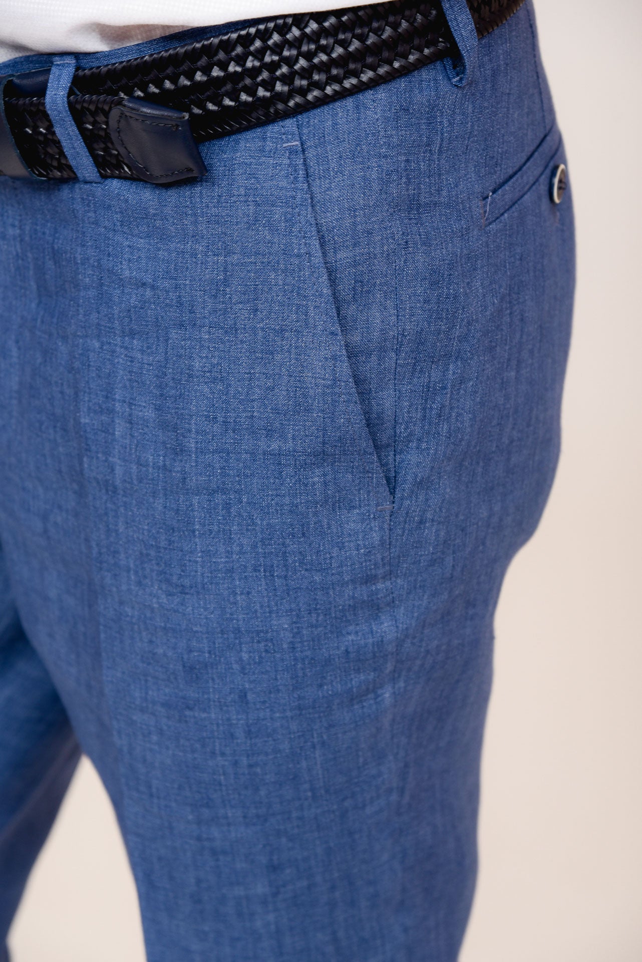 ΑΝΔΡΙΚΟ ΚΟΣΤΟΥΜΙ PORTOBELLO'S ΜΟΝΟΠΕΤΟ ΔΙΚΟΥΜΠΟ ΤΖΙΝ ΑΠΟΧΡΩΣΗ ΣΕ ΛΙΝΟ ΤΗΣ LEOMASTER