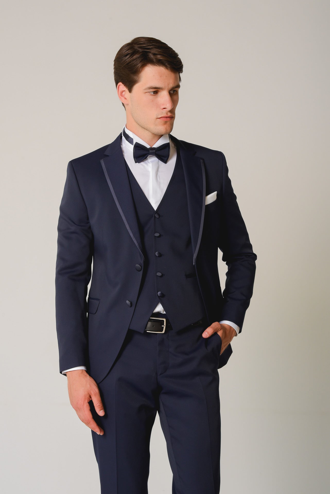 ΑΝΔΡΙΚΟ ΚΟΣΤΟΥΜΙ PORTOBELLO'S ΜΠΛΕ THREE PIECES