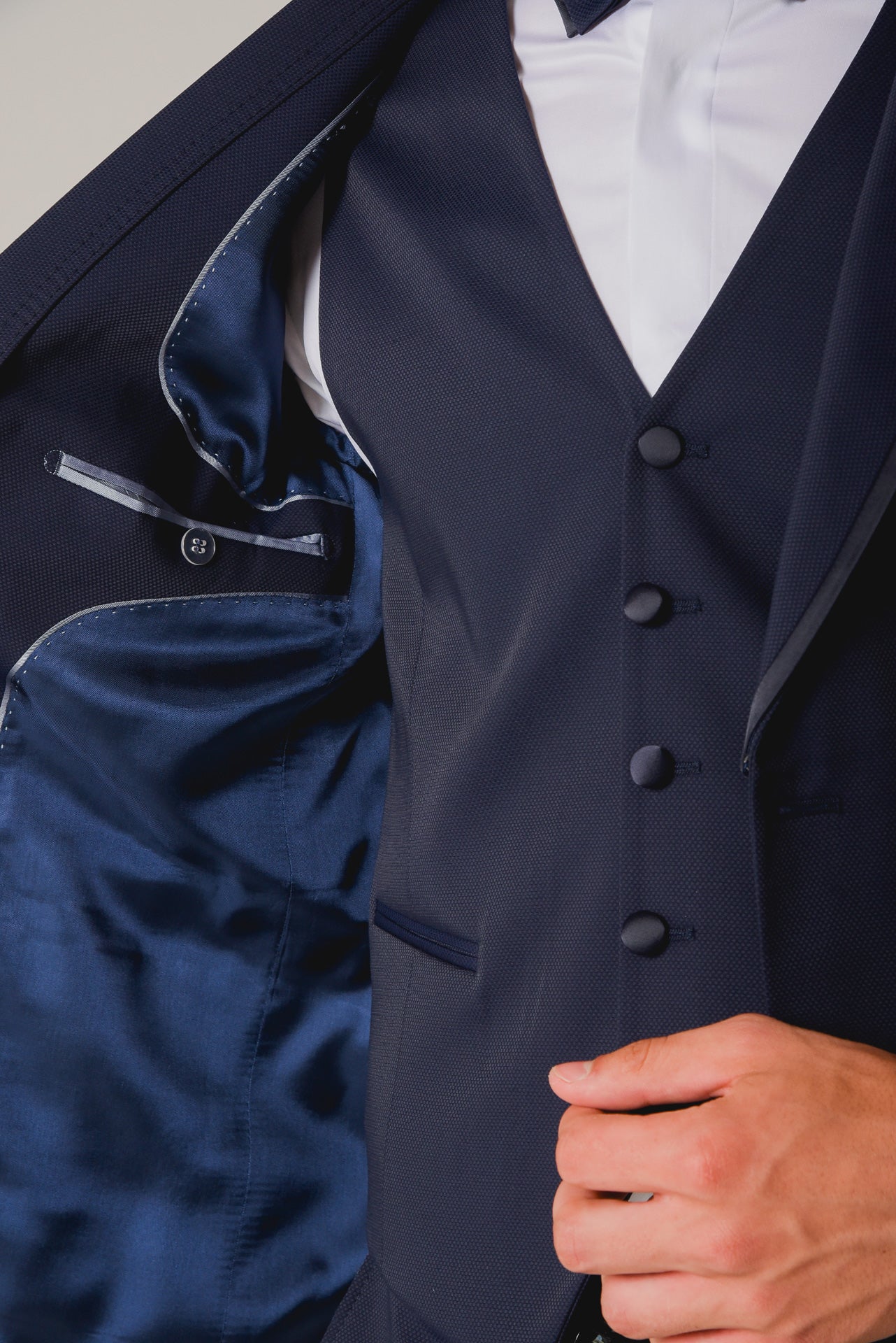 ΑΝΔΡΙΚΟ ΚΟΣΤΟΥΜΙ PORTOBELLO'S ΜΠΛΕ THREE PIECES