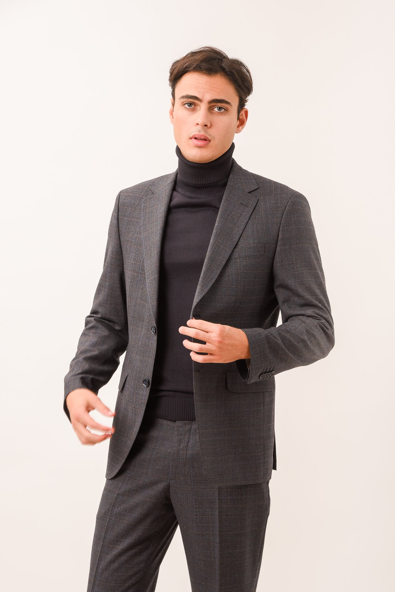 ΑΝΔΡΙΚΟ ΚΟΣΤΟΥΜΙ PORTOBELLO'S ΣΕ ΓΚΡΙ ΜΠΛΕ ΧΡΩΜΑ ΥΦΑΣΜΑ GUABELLO