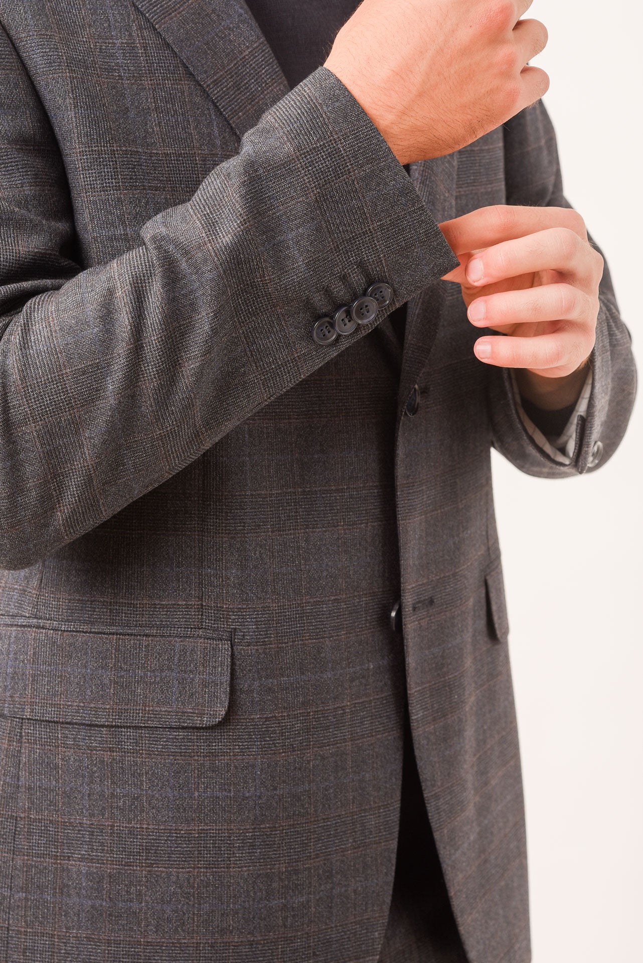 ΑΝΔΡΙΚΟ ΚΟΣΤΟΥΜΙ PORTOBELLO'S ΣΕ ΓΚΡΙ ΜΠΛΕ ΧΡΩΜΑ ΥΦΑΣΜΑ GUABELLO