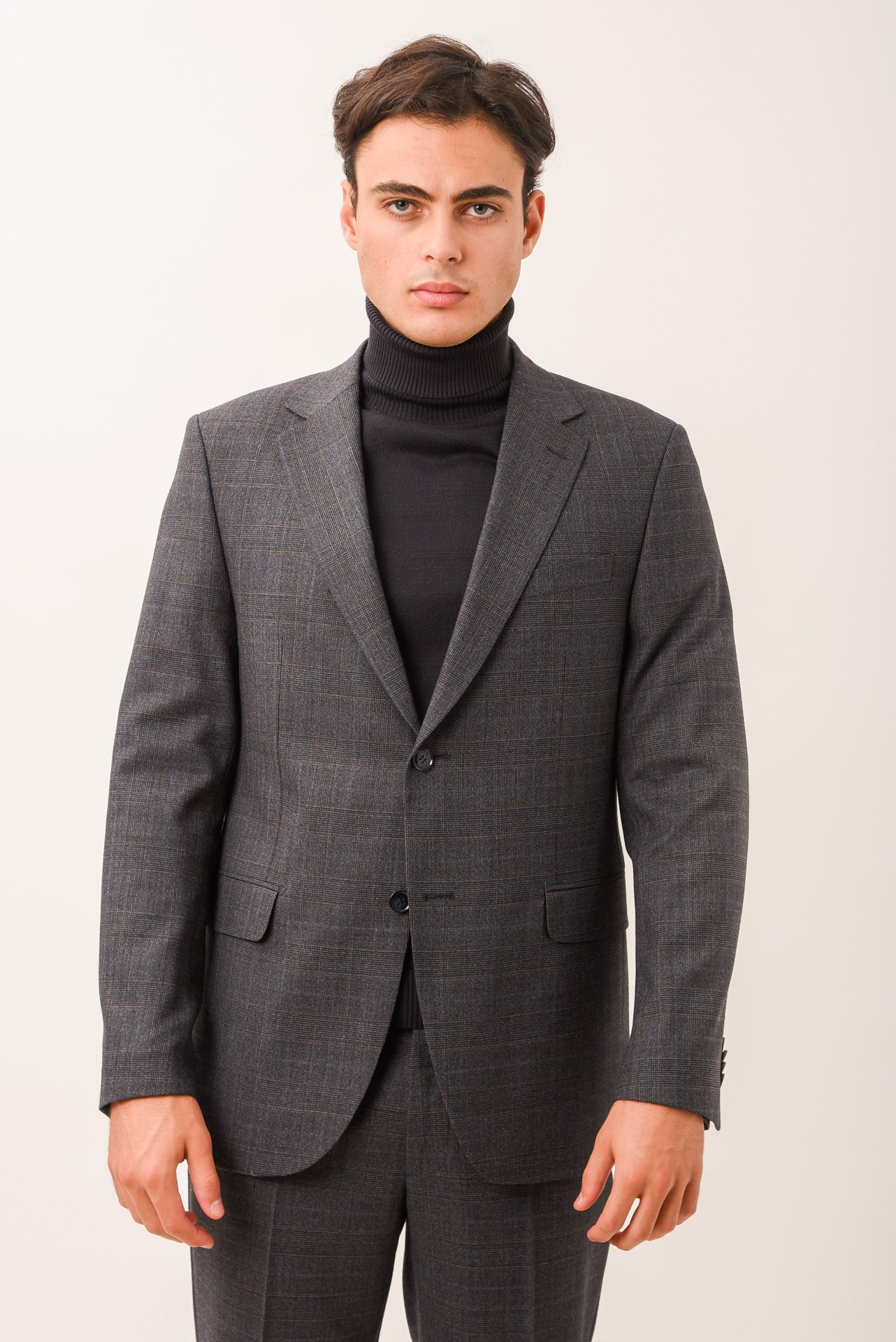 ΑΝΔΡΙΚΟ ΚΟΣΤΟΥΜΙ PORTOBELLO'S ΣΕ ΓΚΡΙ ΜΠΛΕ ΧΡΩΜΑ ΥΦΑΣΜΑ GUABELLO