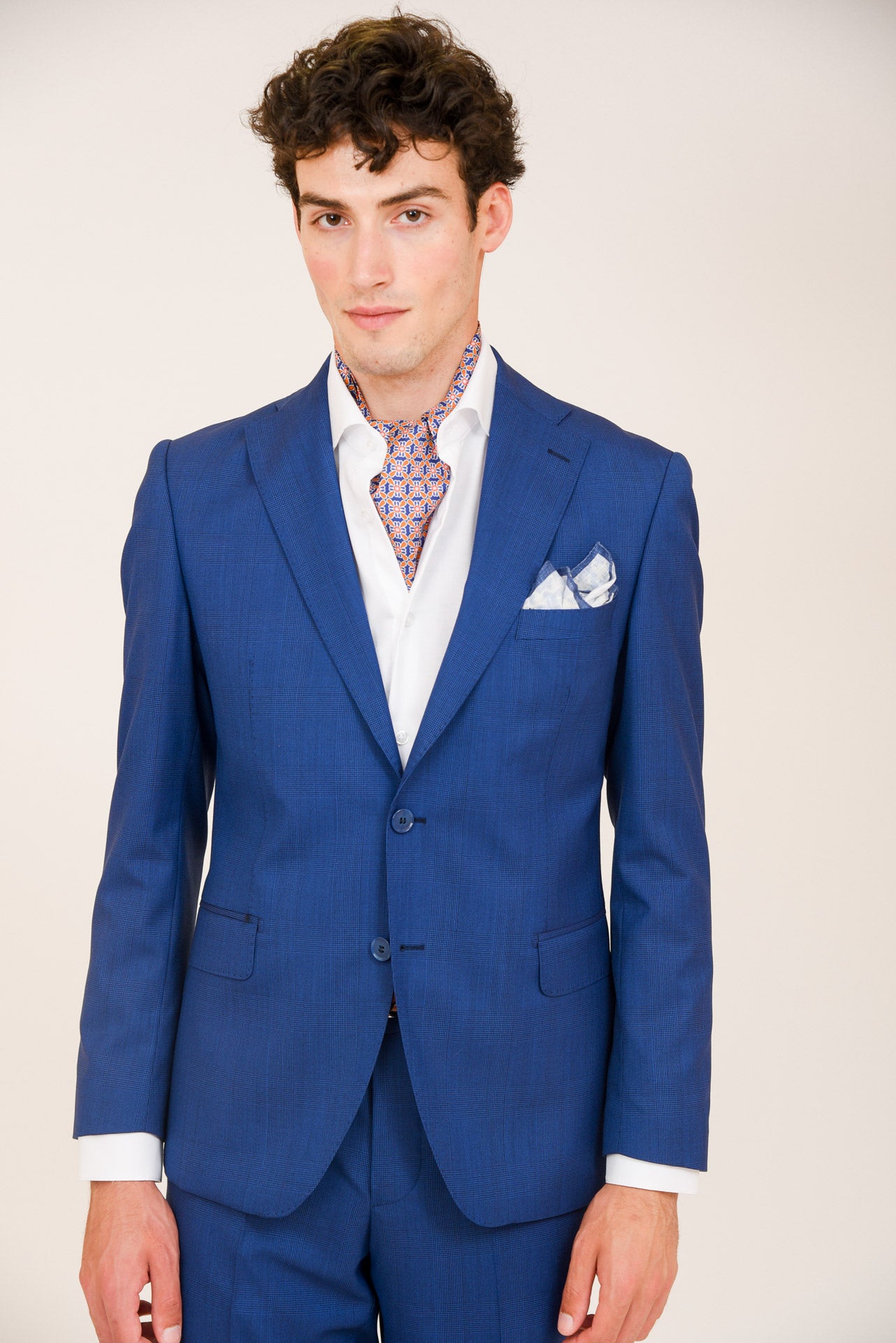 ΑΝΔΡΙΚΟ ΜΟΝΟΠΕΤΟ ΔΙΚΟΥΜΠΟ ΚΟΣΤΟΥΜΙ ΣΕ ΜΠΛΕ ΡΟΥΑ ΑΠΟΧΡΩΣΗ ZIGNONE