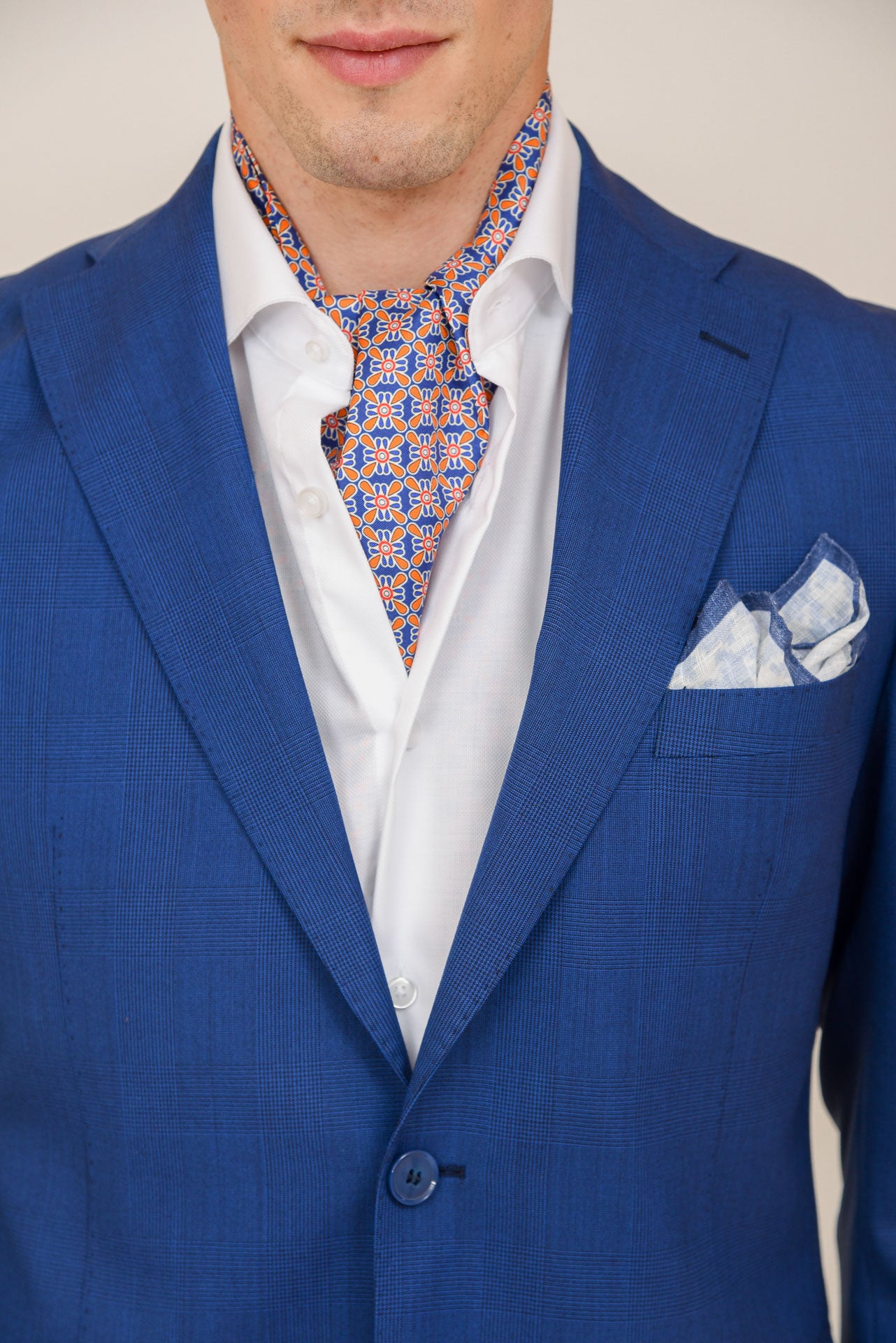 ΑΝΔΡΙΚΟ ΜΟΝΟΠΕΤΟ ΔΙΚΟΥΜΠΟ ΚΟΣΤΟΥΜΙ ΣΕ ΜΠΛΕ ΡΟΥΑ ΑΠΟΧΡΩΣΗ ZIGNONE