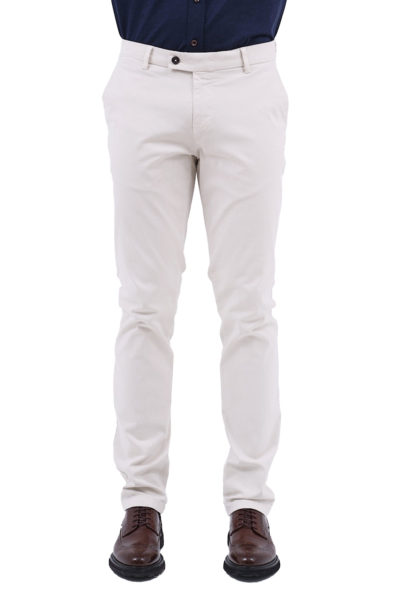 ΑΝΔΡΙΚΟ ΠΑΝΤΕΛΟΝΙ CHINOS PORTOBELLO'S ΣΤΟ ΧΡΩΜΑ ΤΟΥ ΠΑΓΟΥ SLIM FIT