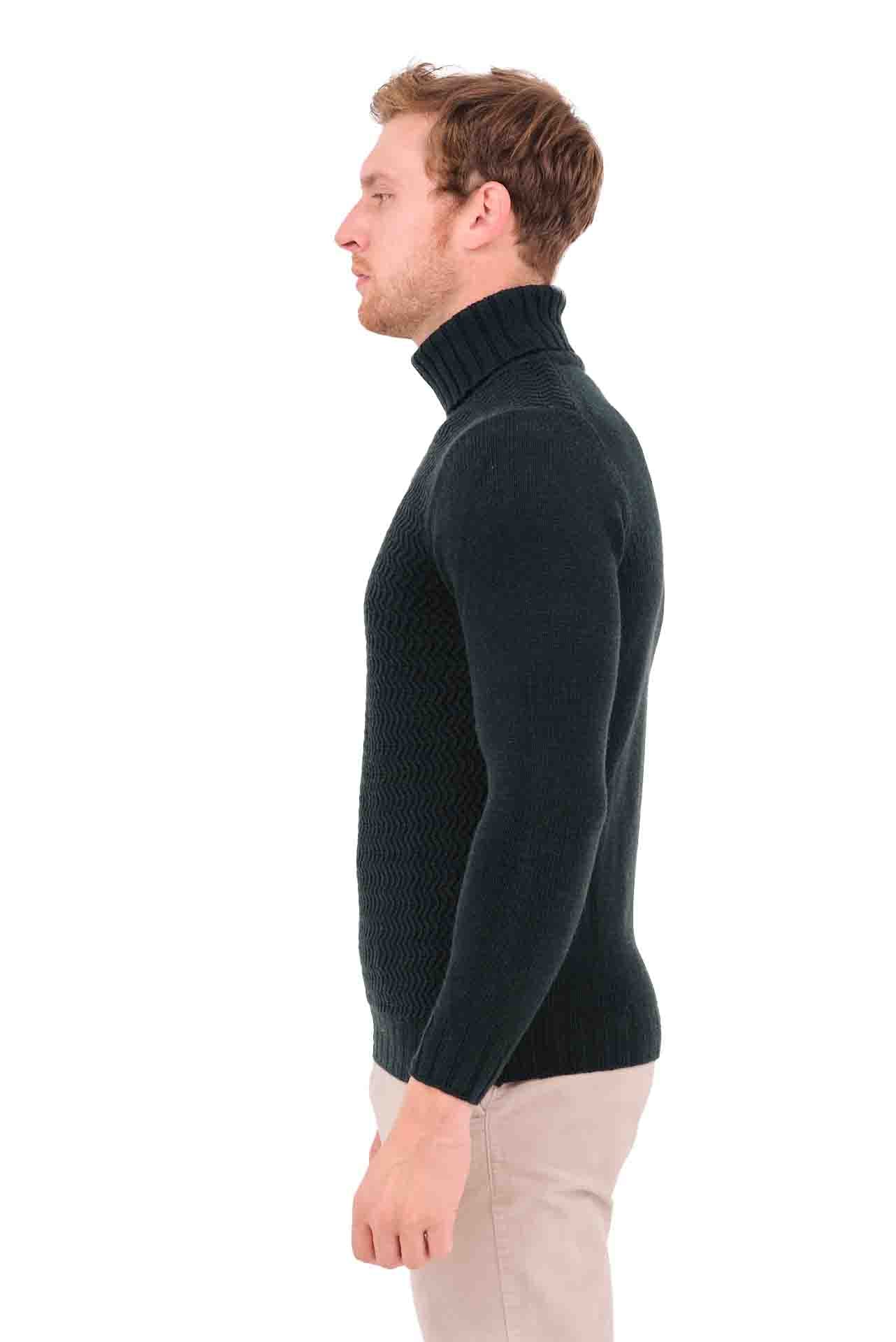 ΑΝΔΡΙΚΟ ΠΡΑΣΙΝΟ ΖΙΒΑΓΚΟ PORTOBELLO'S ΜΕ ΣΧΕΔΙΟ ΣΤΗΝ ΠΛΕΞΗ