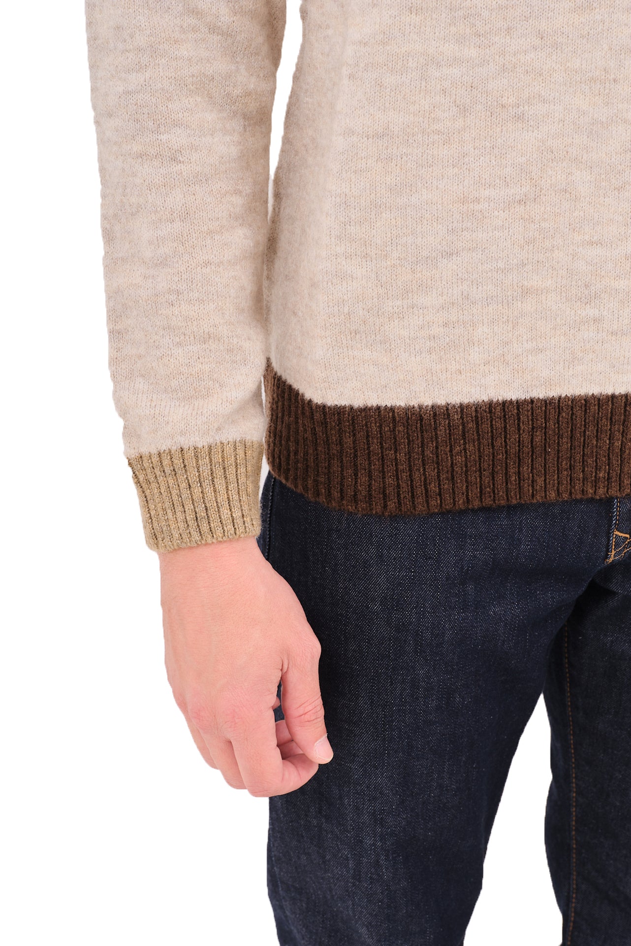 ΑΝΔΡΙΚΟ ΠΟΥΛΟΒΕΡ SSEINE ΣΕ ΜΠΕΖ ΑΝΟΙΚΤΟ ΧΡΩΜΑ ΜΕ ΛΕΠΤΟΜΕΡΕΙΕΣ