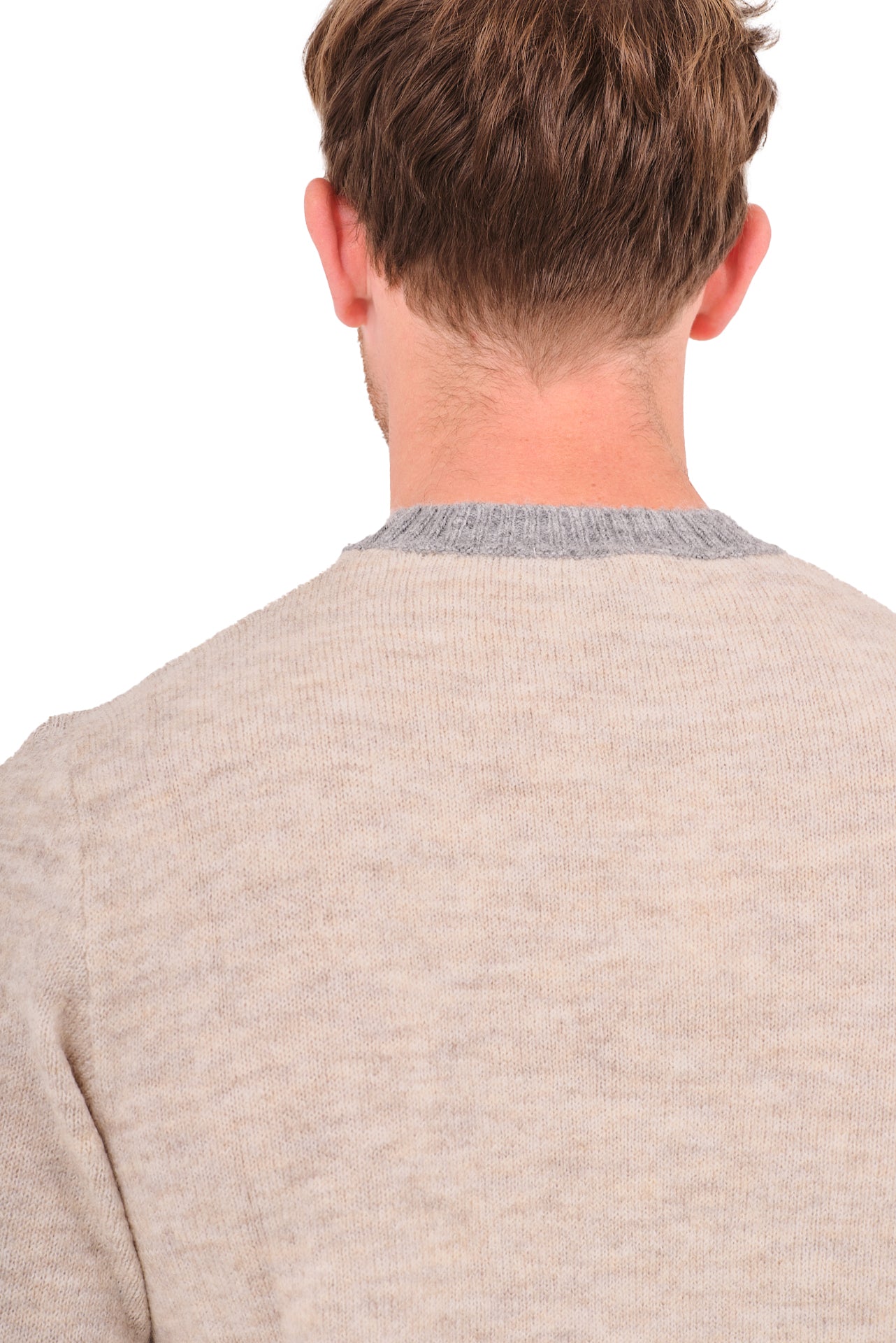 ΑΝΔΡΙΚΟ ΠΟΥΛΟΒΕΡ SSEINE ΣΕ ΜΠΕΖ ΑΝΟΙΚΤΟ ΧΡΩΜΑ ΜΕ ΛΕΠΤΟΜΕΡΕΙΕΣ