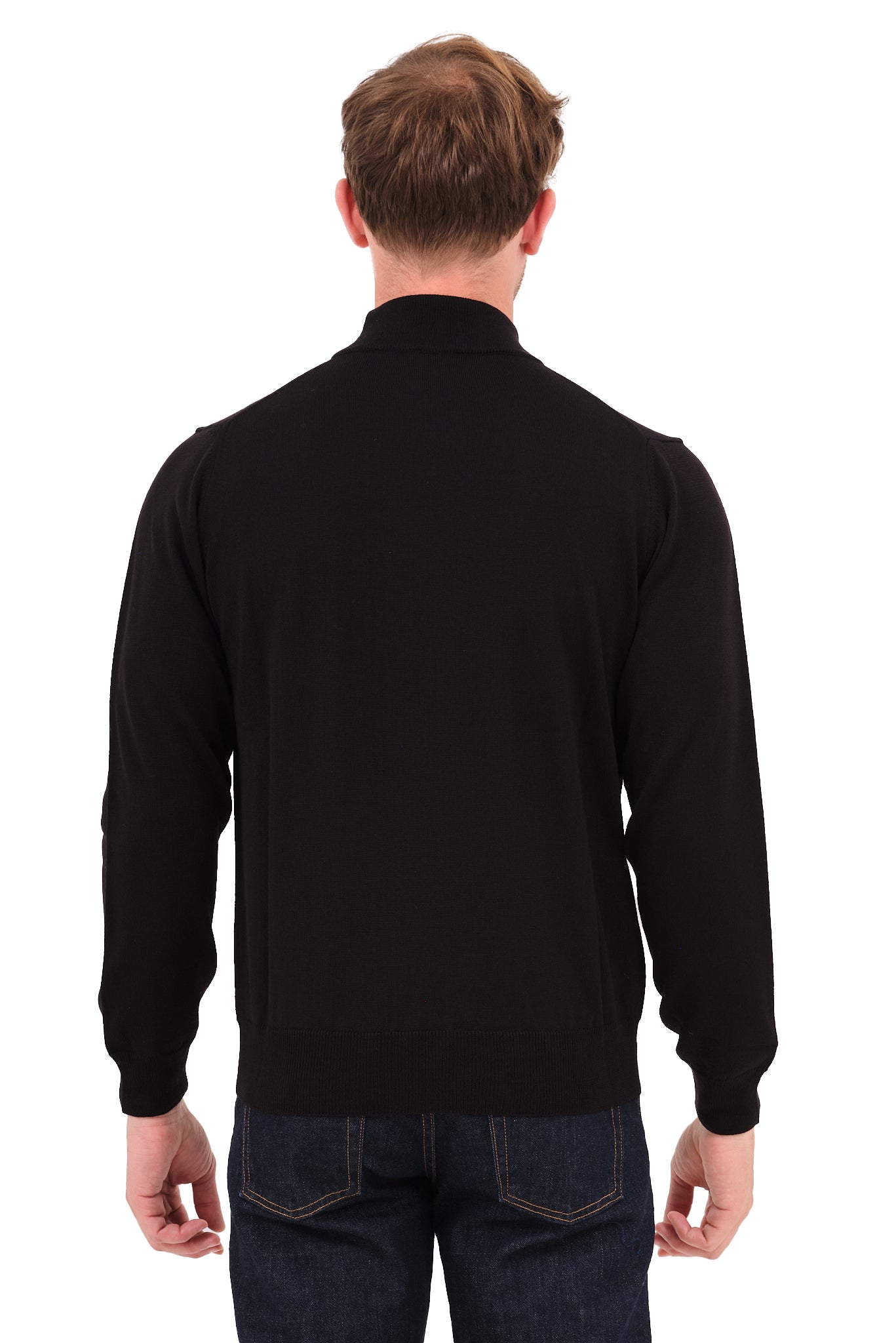 ΑΝΔΡΙΚΟ ΠΟΥΛΟΒΕΡ LUPETTO PORTOBELLO'S ΣΕ ΜΑΥΡΟ ΧΡΩΜΑ