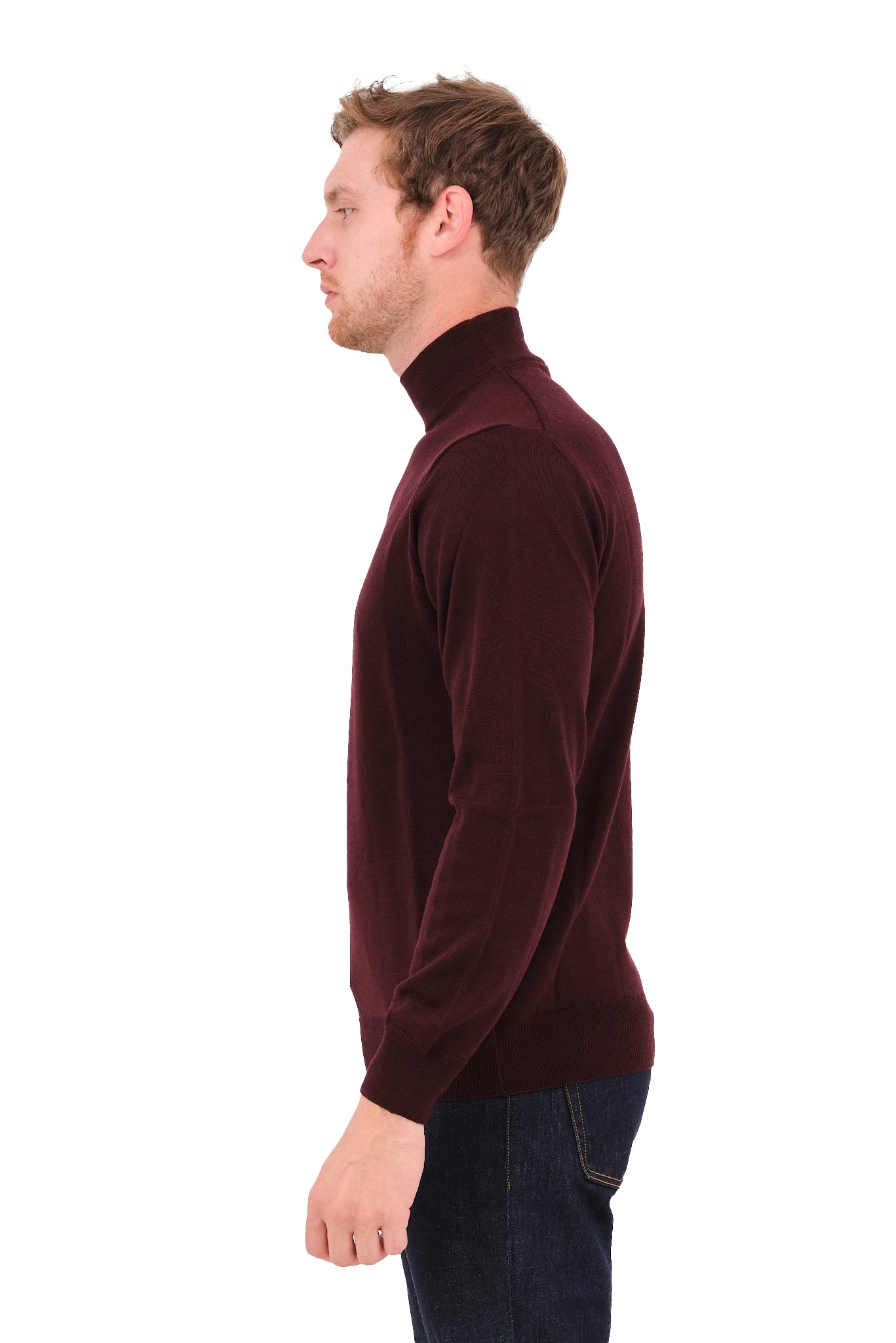 ΑΝΔΡΙΚΟ ΠΟΥΛΟΒΕΡ LUPETTO PORTOBELLO'S ΣΕ ΜΠΟΡΝΤΟ ΧΡΩΜΑ