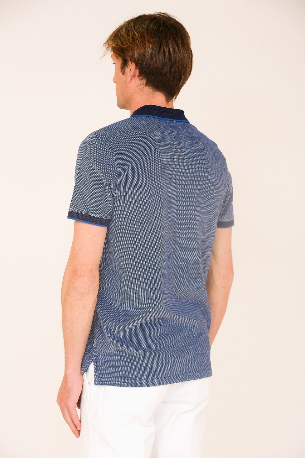 ΑΝΔΡΙΚΟ POLO PORTOBELLO'S ΤΖΙΝ ΜΕ ΜΠΛΕ ΛΕΠΤΟΜΕΡΕΙΕΣ ΣΕ ΓΙΑΚΑ ΚΑΙ ΜΑΝΙΚΙΑ