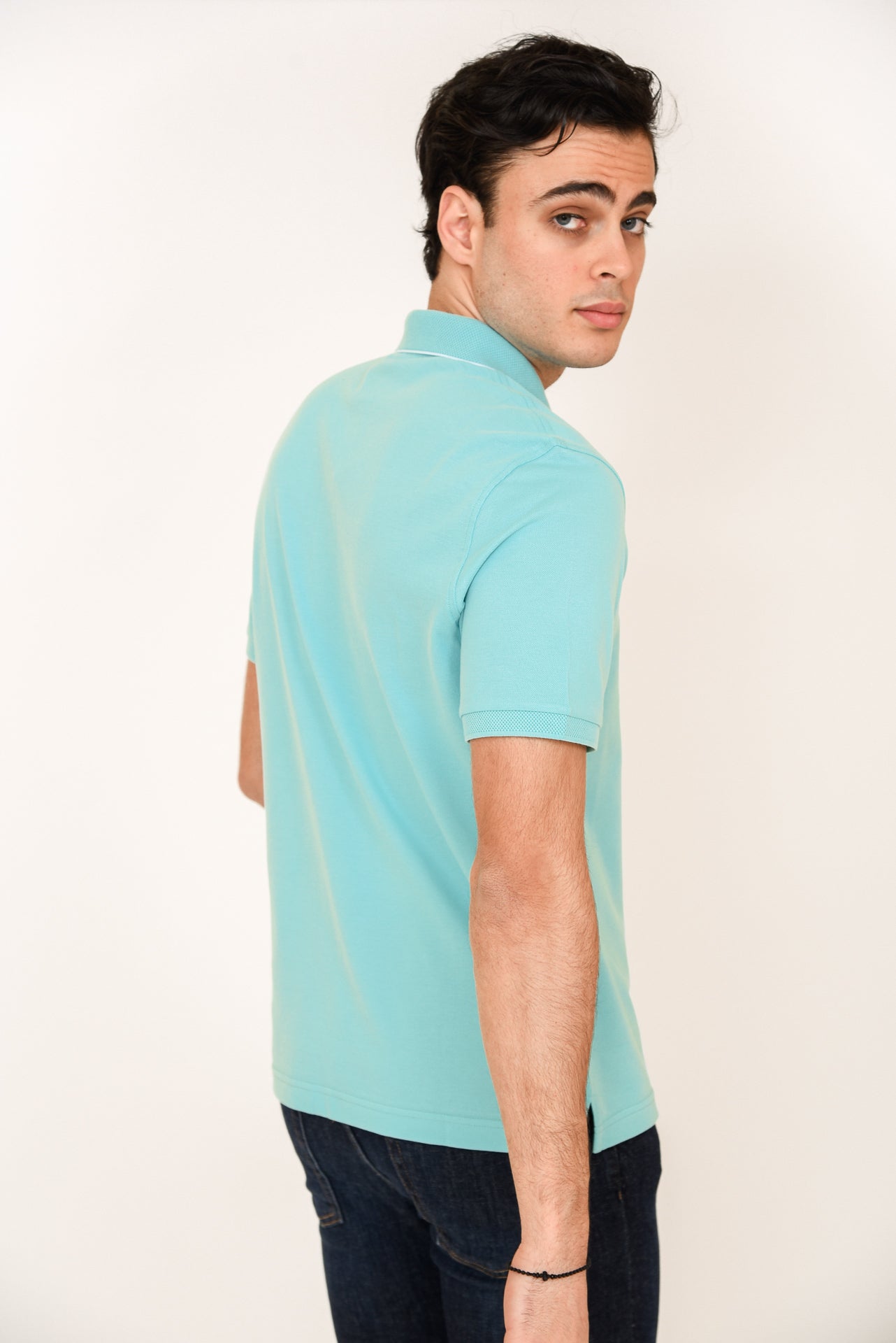 ΑΝΔΡΙΚΟ POLO PORTOBELLO'S ΤΙΡΚΟΥΑΖ ΜΕ ΛΕΥΚΗ ΛΕΠΤΟΜΕΡΕΙΑ ΣΤΟ ΓΙΑΚΑ