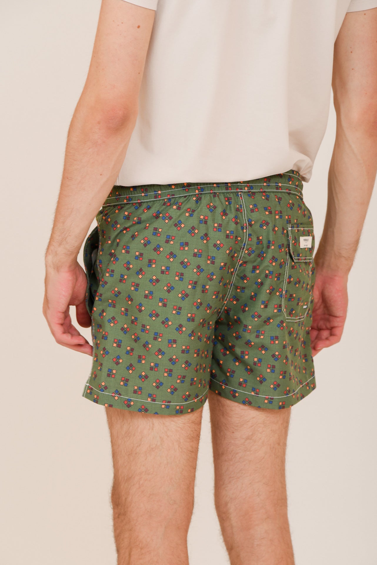 ΑΝΔΡΙΚΟ ΜΑΓΙΟ PORTOBELLO'S ΠΡΑΣΙΝΟ ΜΕ ΠΟΛΥΧΡΩΜΟ ΜΟΤΙΒΟ