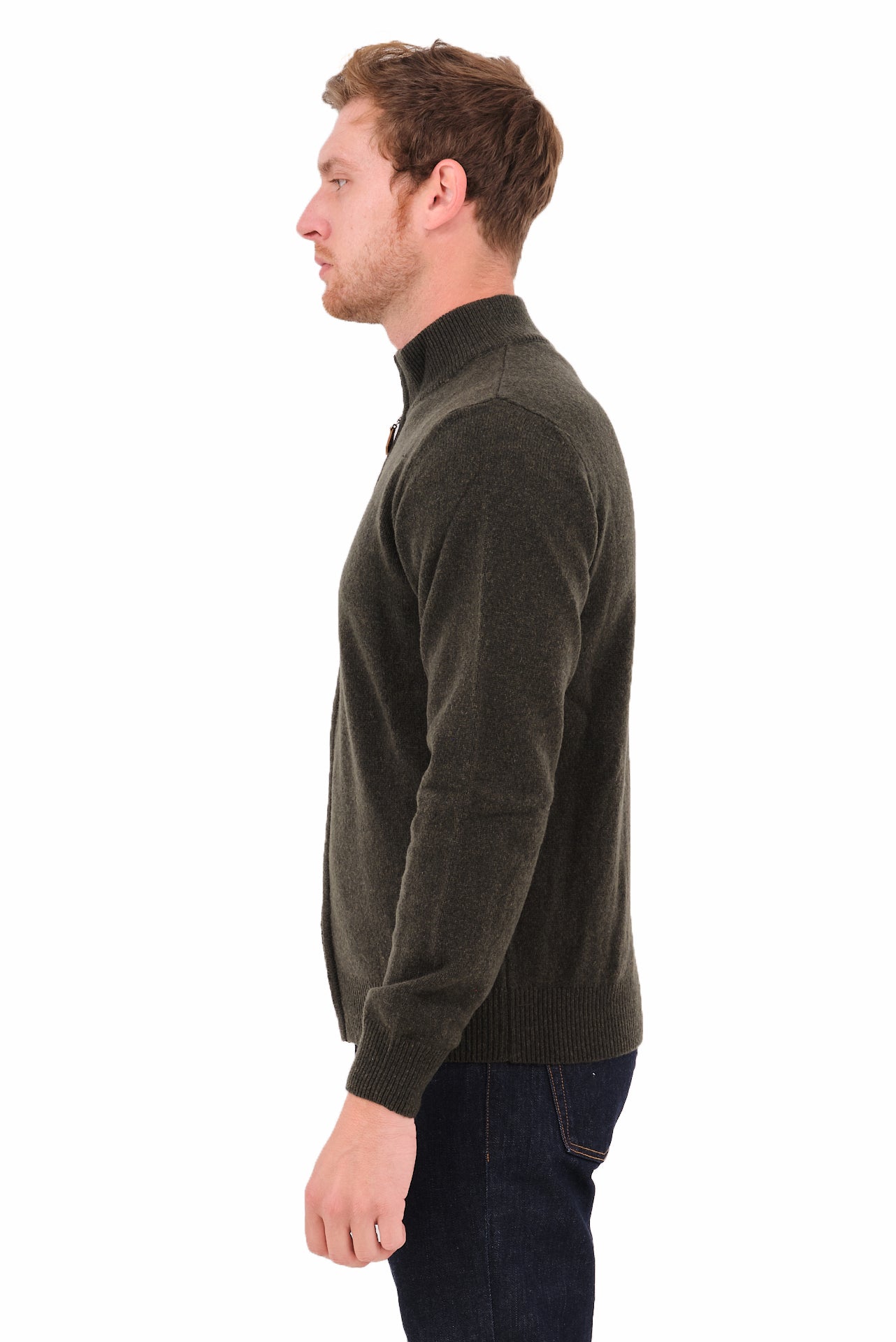 ΑΝΔΡΙΚΗ ΠΡΑΣΙΝΗ ΜΟΝΟΧΡΩΜΗ ΖΑΚΕΤΑ PORTOBELLO'S ΜΕ ΨΗΛΟ ΛΑΙΜΟ