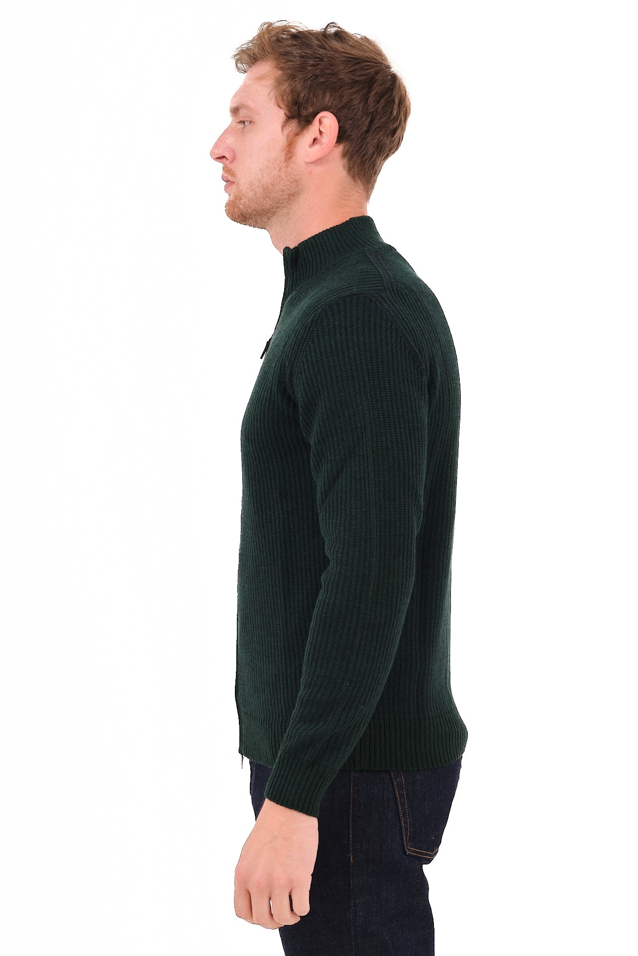 ΑΝΔΡΙΚΗ ΖΑΚΕΤΑ CARDIGAN PORTOBELLO'S ΣΕ ΧΑΚΙ ΧΡΩΜΑ ΜΕ ΨΗΛΟ ΛΑΙΜΟ